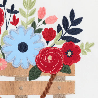Country Blooms Applique Large-Scale Design