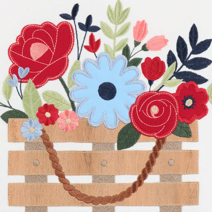 Country Blooms Applique Large-Scale Design