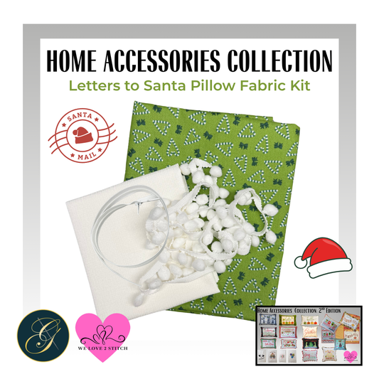 Letters to Santa Pillow Fabric Kit - Home Accessories Collection: 2nd Edition