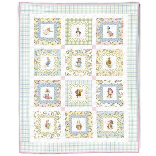 [Pre-Order] Peter Rabbit™ and Friends Quilt - Machine Embroidery USB