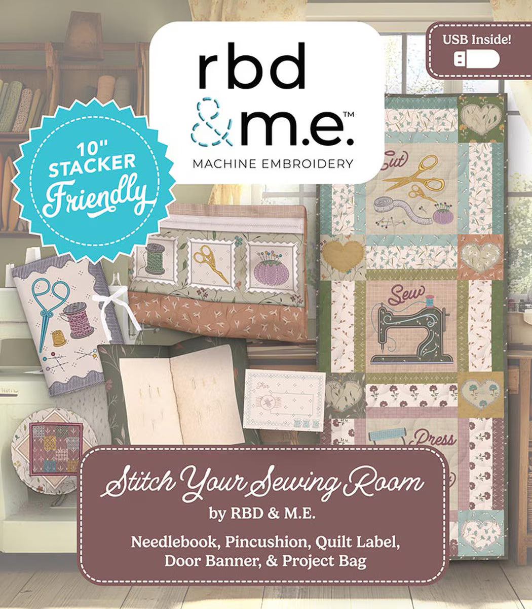 Stitch Your Sewing Room - Machine Embroidery - USB