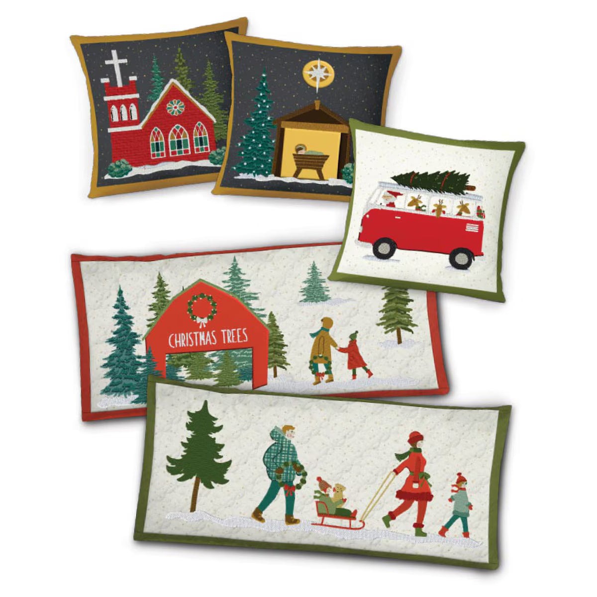 [Pre-Order] Christmas is in Town - Machine Embroidery - USB