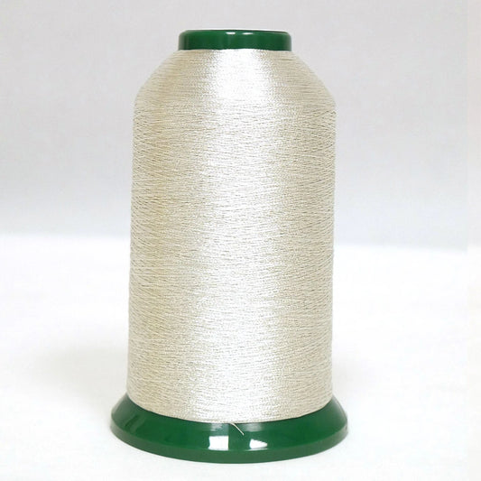 KingStar Metallic Embroidery Thread - Silver (MS1) - 3000m