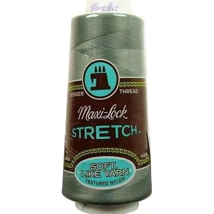 Maxi-Lock Stretch 35wt Thread 2000yds - Steel - 8065