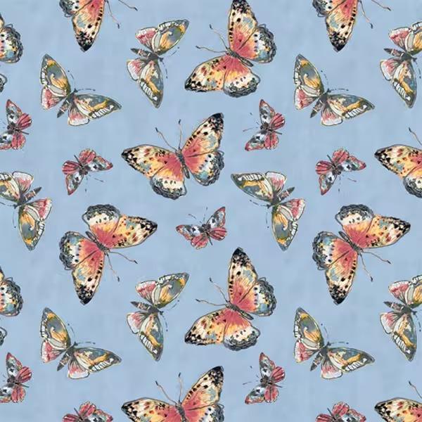 Nature's Serenade - Blue Butterfliers - W105-024-515