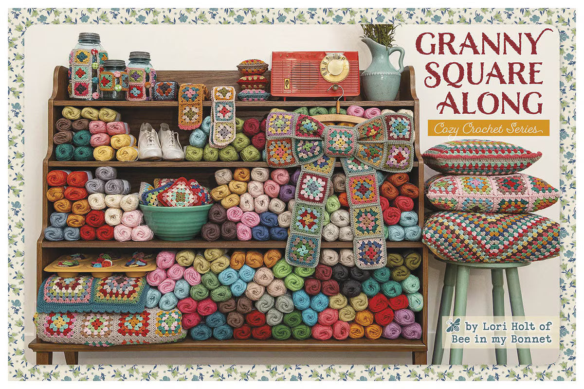 [PRE-ORDER] It's Sew Emma Granny Square Along Crochet Book