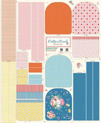 Cotton Nook - Backpack Panel - P17979-PANEL