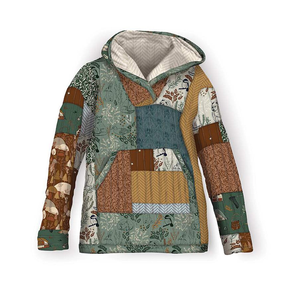 [PRE-ORDER] Dancing Daisies Quilted Hoodie Pattern