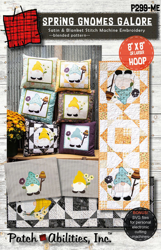 Spring Gnomes Galore Embroidery Designs