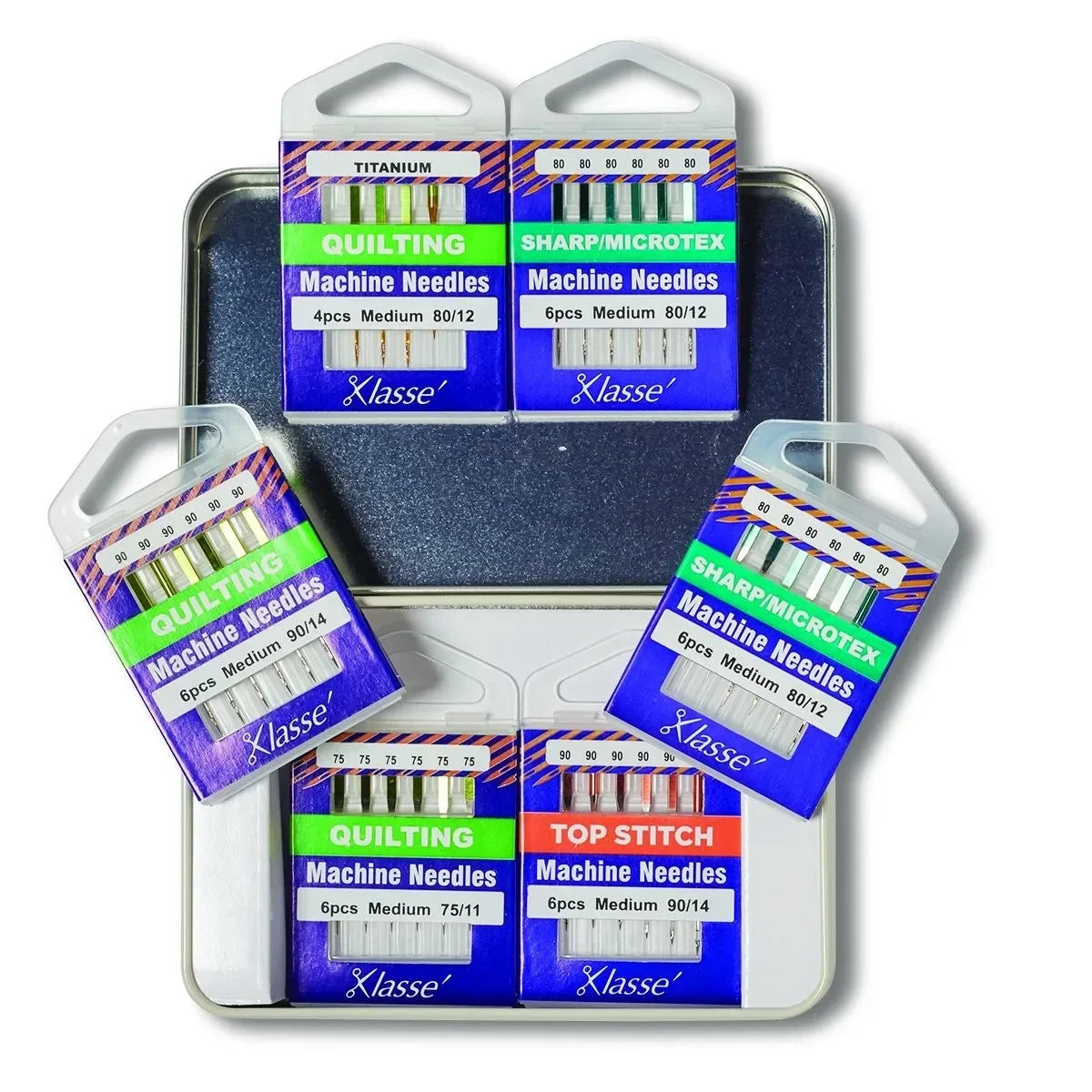 Quilting Needle Variety Tin, 6pc