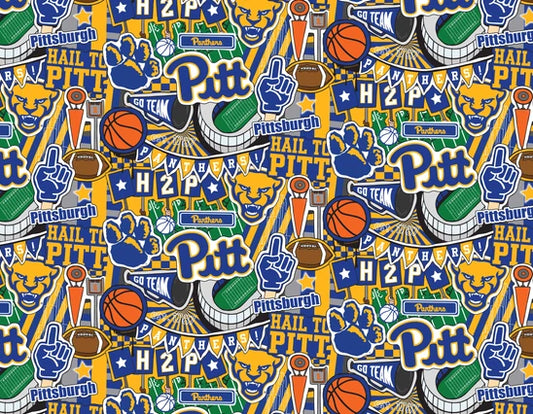 Doodle Spirit Banner - NCAA-Pittsburgh