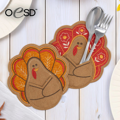Turkey Time Utensil Holders - PK10072