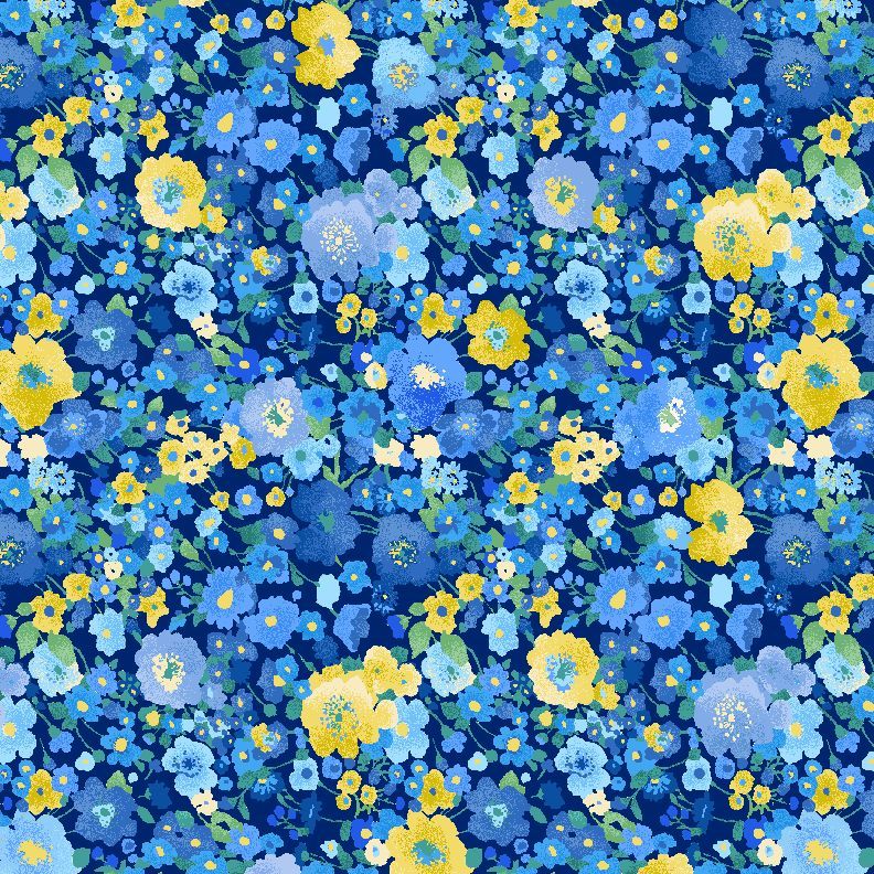 Poppy Serenade - Packed Medium Floral - POPPY-CD4165  ROYAL