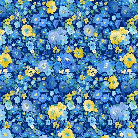 Poppy Serenade - Packed Medium Floral - POPPY-CD4165  ROYAL