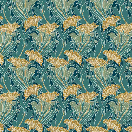 Lodden - Laceflower Teal - PWWM147-TEAL