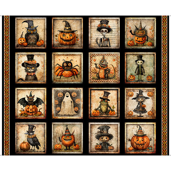 Halloween Picture Patches Panel - Jeepers Creepers - 2600 31008 J