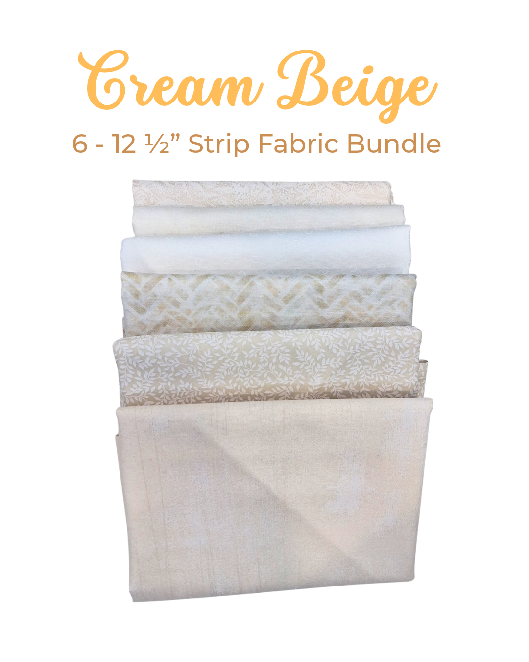 Cream Beige Fabric Bundle