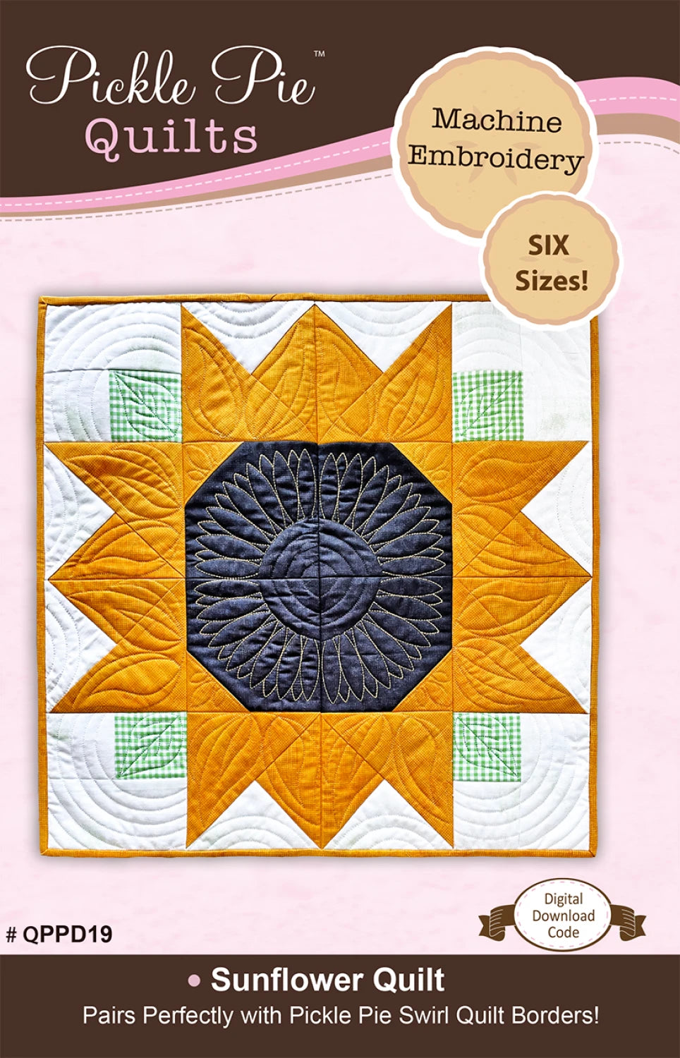 Sunflower Quilt - Machine Embroidery