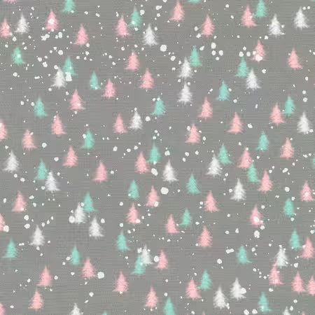 Wintertime - Overcast Christmas Trees - RSWD23748435-RK