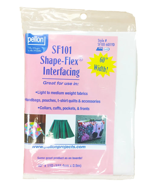 ShapeFlex SF101 Interfacing - White - 60" x 1 yd