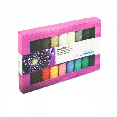 Silk Finish Cotton 18-Spool Thread Set