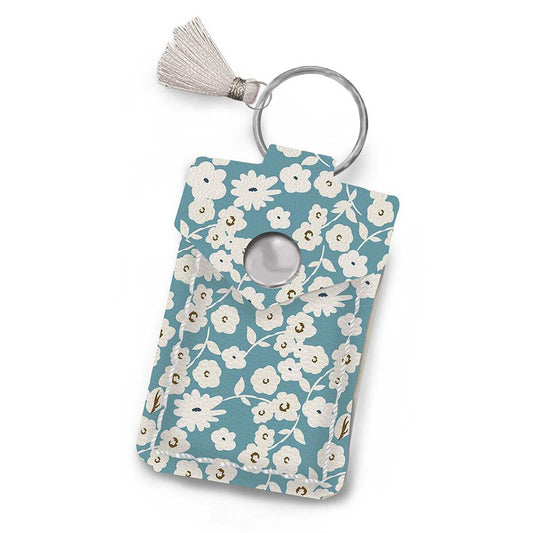 Leather Scissor Pouch - Spring Gardens