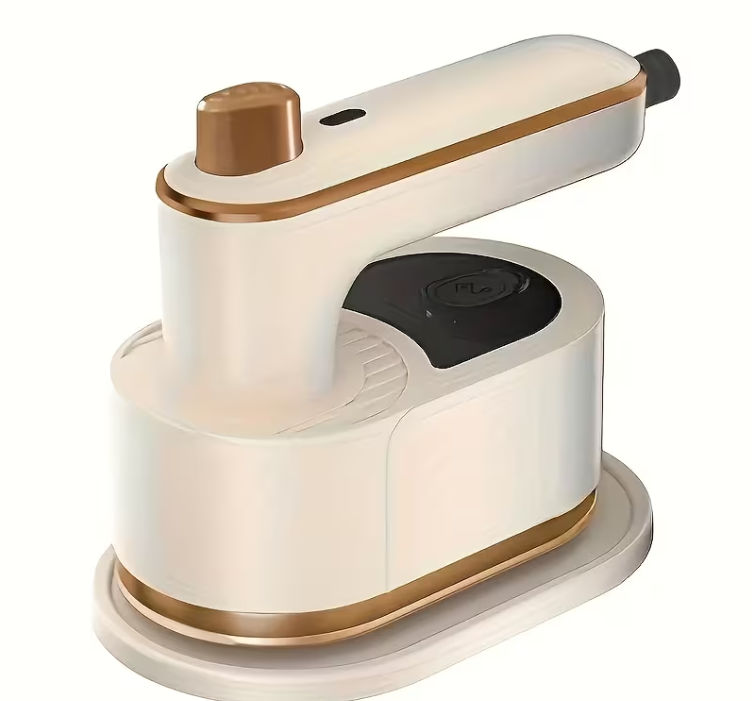 2 in 1 Mini Portable Folding Steam Iron - Off-White