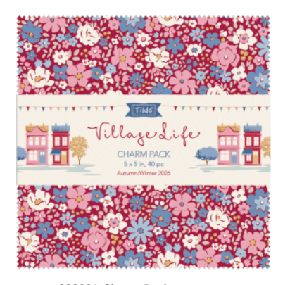 Village Life - Charm Pack 5-in Squares - 40 pcs