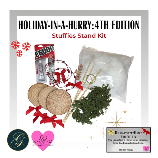 Stuffies Stand Embellishment Bundle - Holiday-in-a-Hurry: 4th Edition