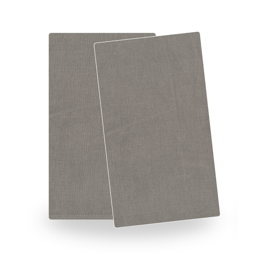 Solid Gray Tea Towels, Set of 2