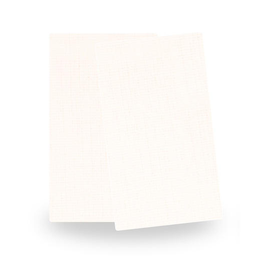 White Tea Towels, Set of 2