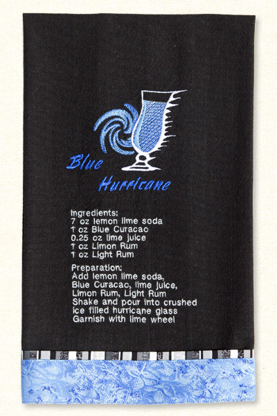 [PRE-ORDER] Cocktail Recipe Towels Embroidery Collection
