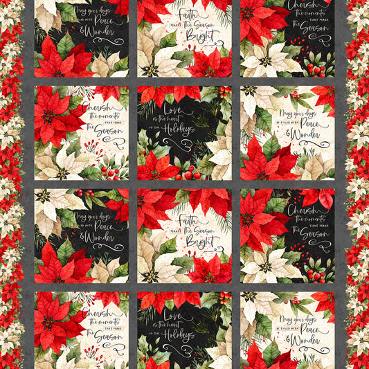 Poinsettia Radiance - Craft Panel Multi - W110-004-730