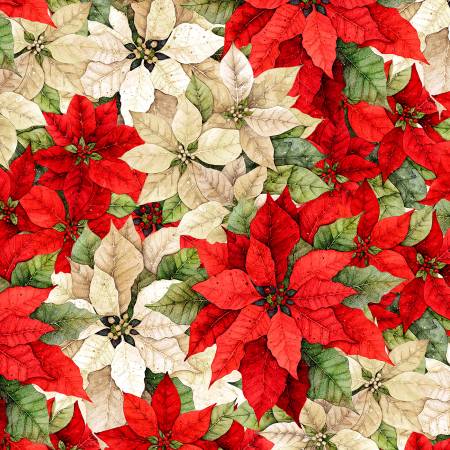 Poinsettia Radiance - Packed Poinsettia Cream/Red - W110-006-306
