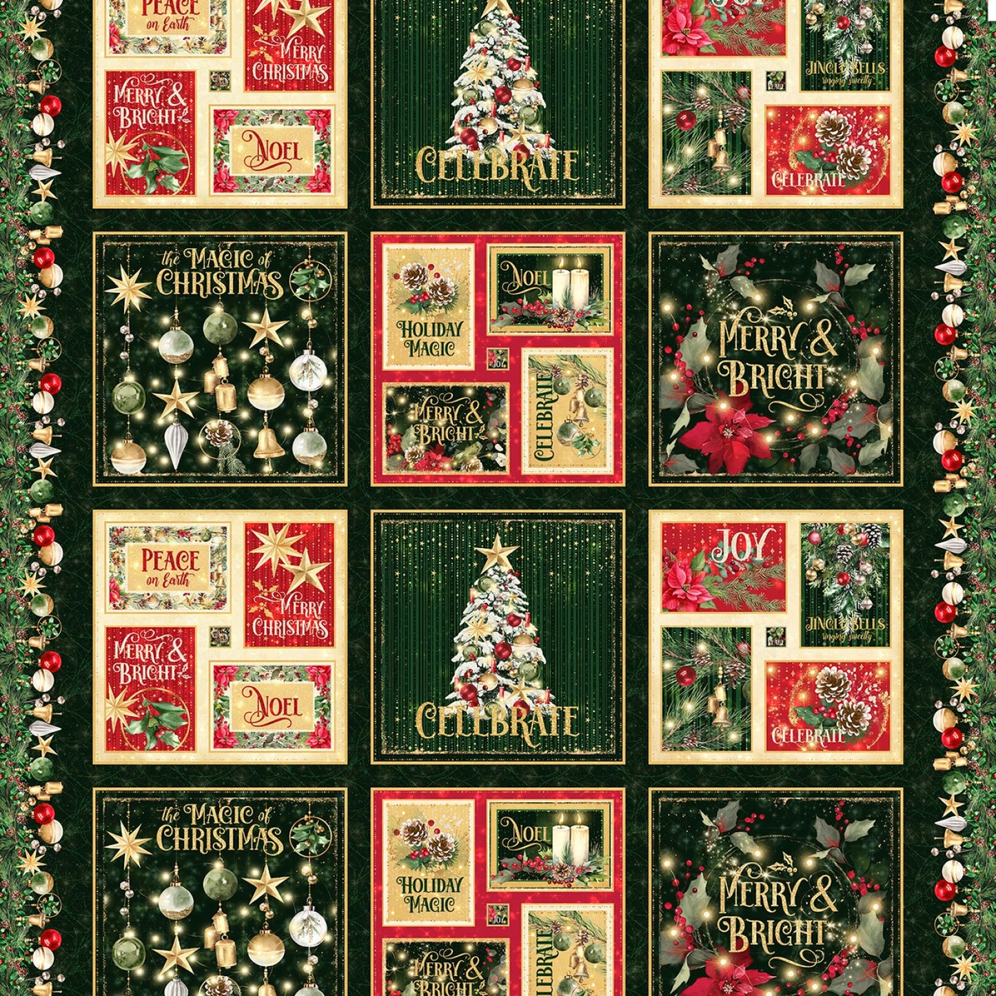 Merry & Bright - Craft Panel Multi - W130-013-632