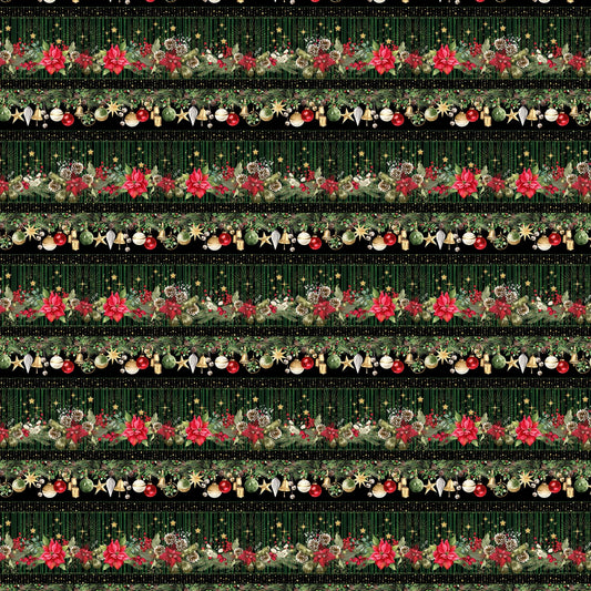 Merry & Bright - Repeating Stripe Multi - W130-014-632