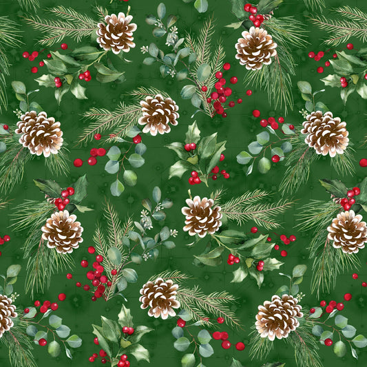 Merry & Bright - Holiday Wishes Green - W130-019-663