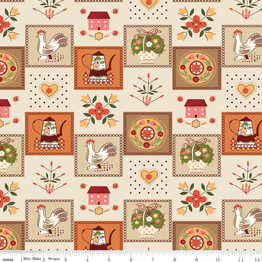 Baked with Love - Kitchen Linen Wide Back 107"/108" - WB17801-LINEN