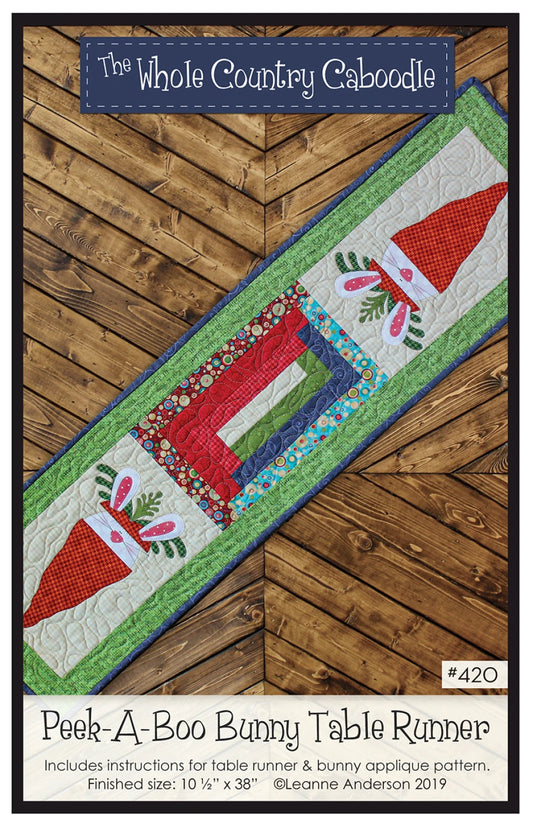 Peek-A-Boo Bunny Table Runner