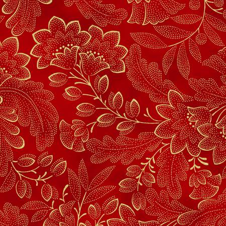Crown & Vine - Scarlet/Gold - Y7818H-78G