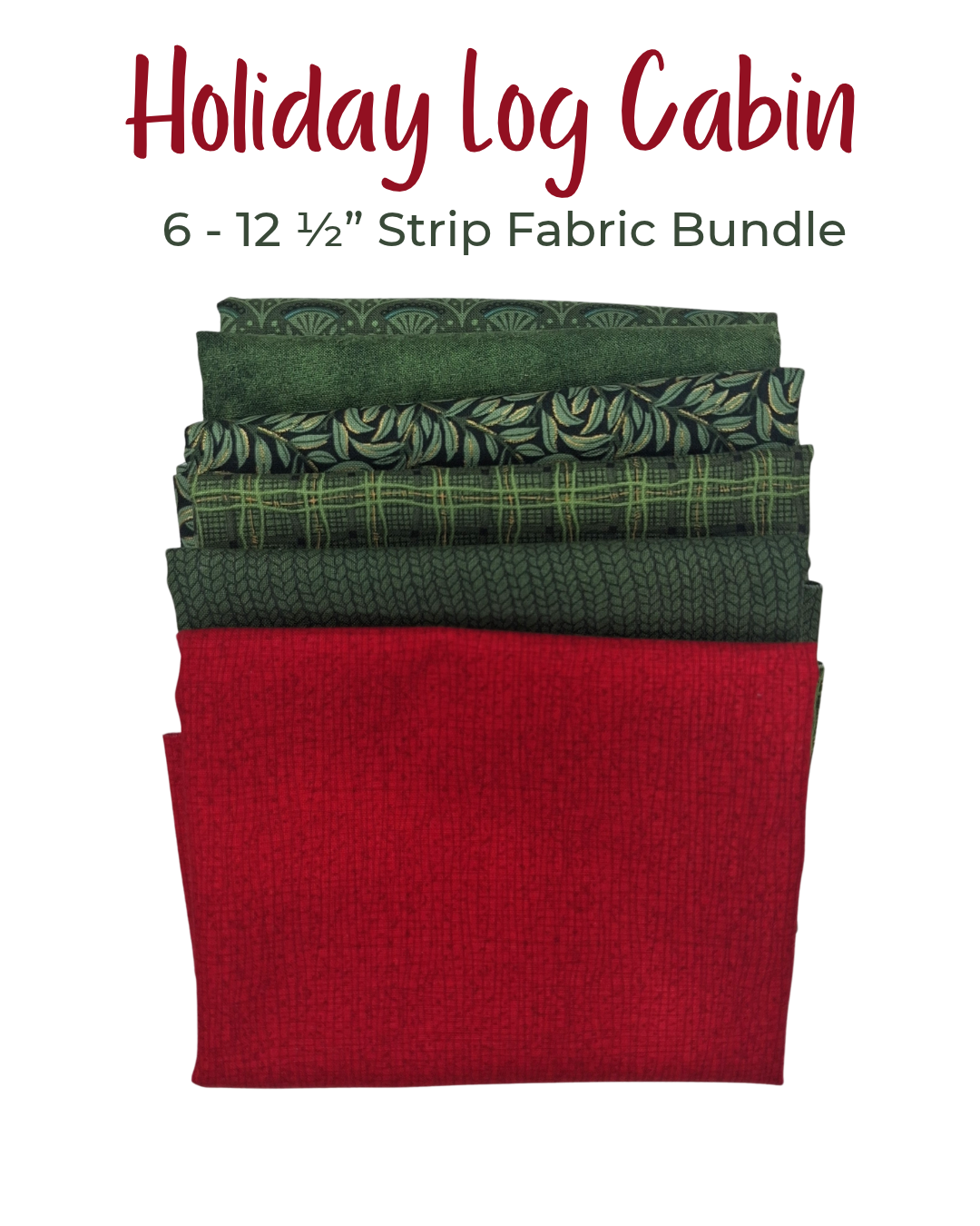 Holiday Log Cabin Fabric Bundle