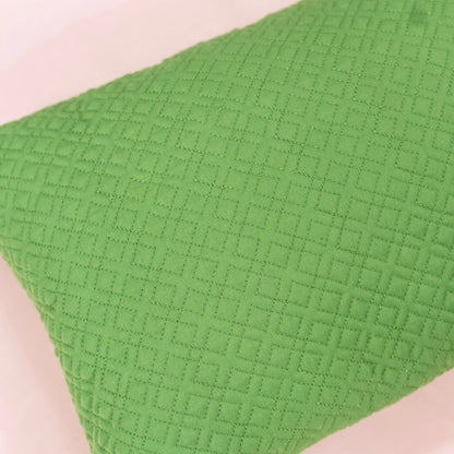 [PRE-ORDER] Green Quilted Pillow Cover Blank