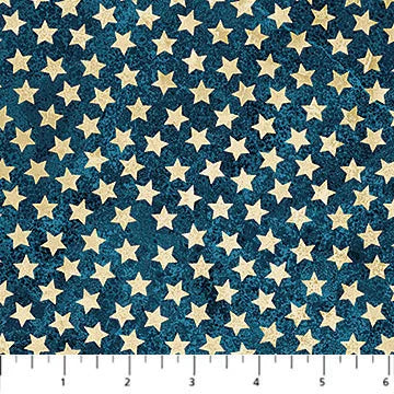 America 250 - Navy Beige Stars - 28375-49