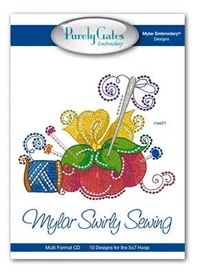 Mylar Swirly Sewing