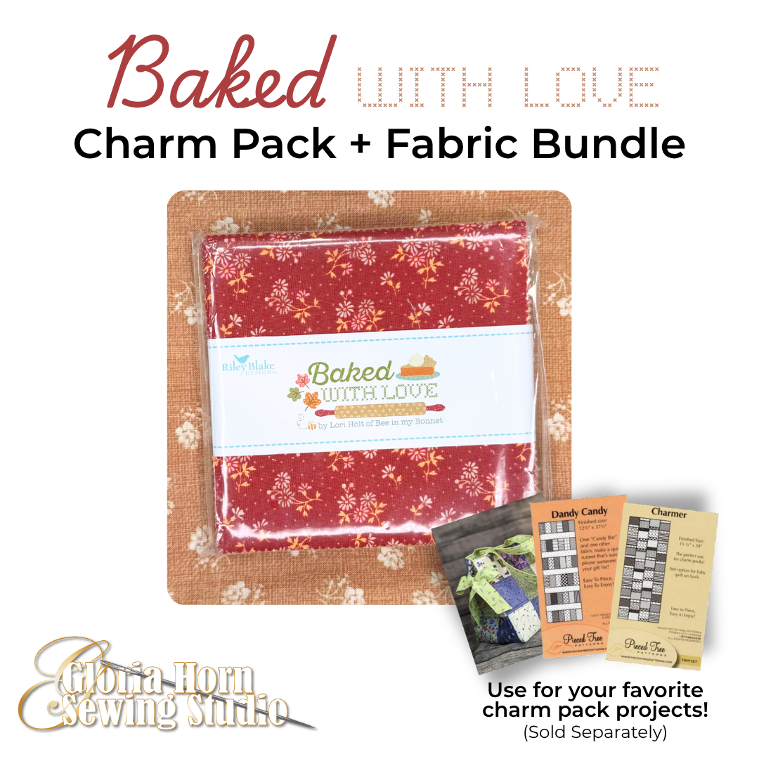 Biscuit Baked with Love — Charm Pack + Fabric Bundle