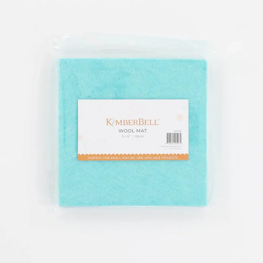 Wool Mat 6x6" Aqua