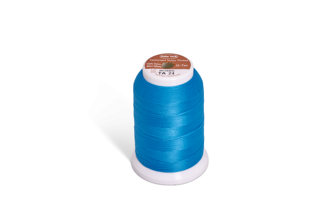Textured Nylon Thread 300m - Bright Blue TA24