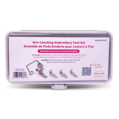 Yarn Couching Embroidery Foot Set (4 Soles)