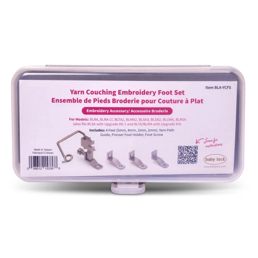 Yarn Couching Embroidery Foot Set (4 Soles)