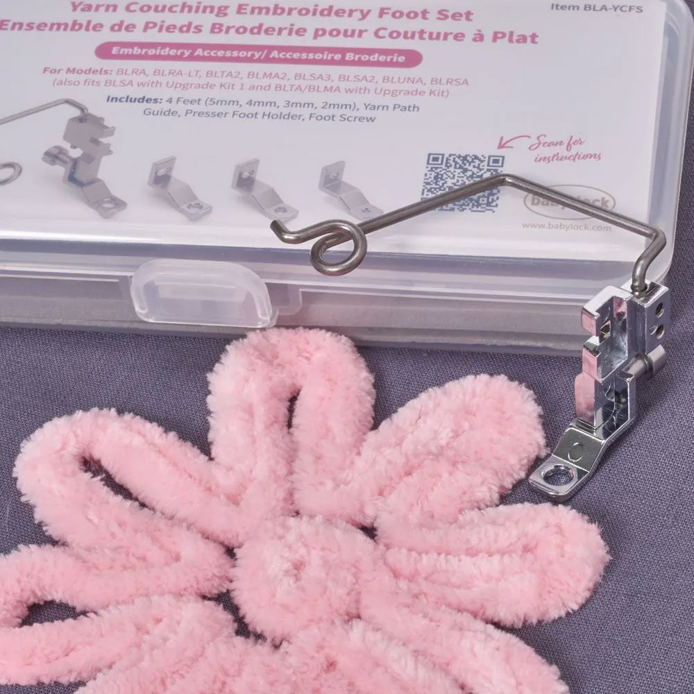 Yarn Couching Embroidery Foot Set (4 Soles)